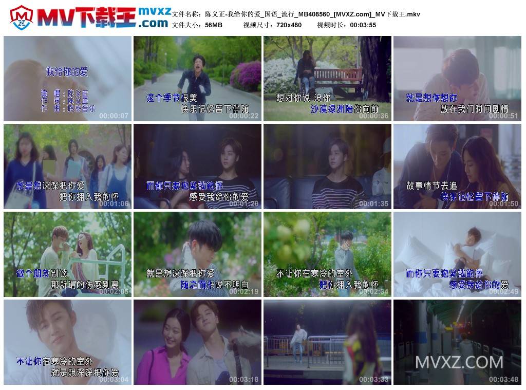 陈义正-我给你的爱_国语_流行_MB408560